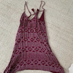 Maroon Elephant Dress